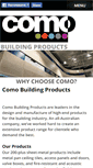 Mobile Screenshot of comobuildingproducts.com.au